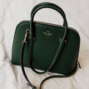 Kate Spade New York Hunter Green Leather Handbag